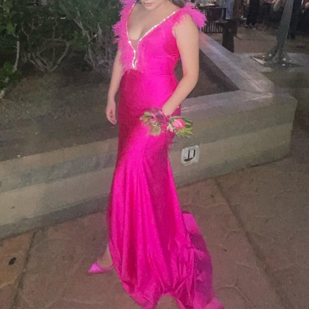 HOT PINK DRESS
